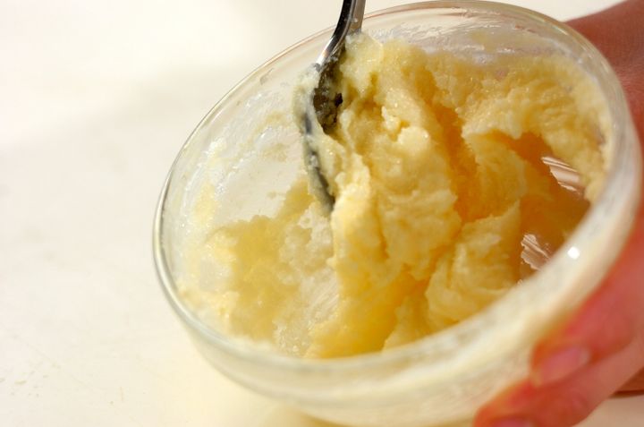 シュガーバターバゲットの下準備1