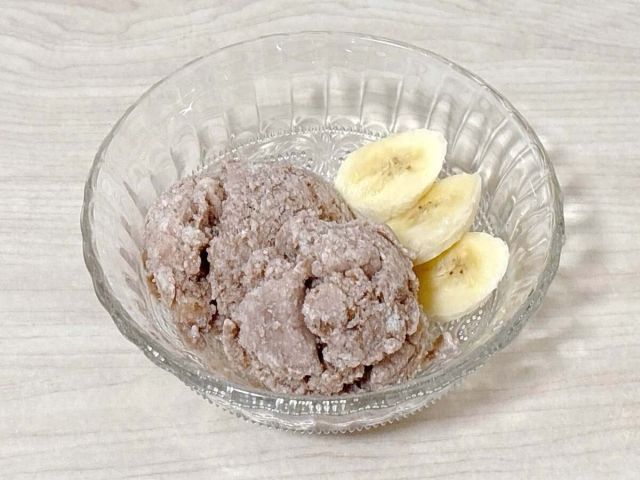 豆腐ココアバナナアイス