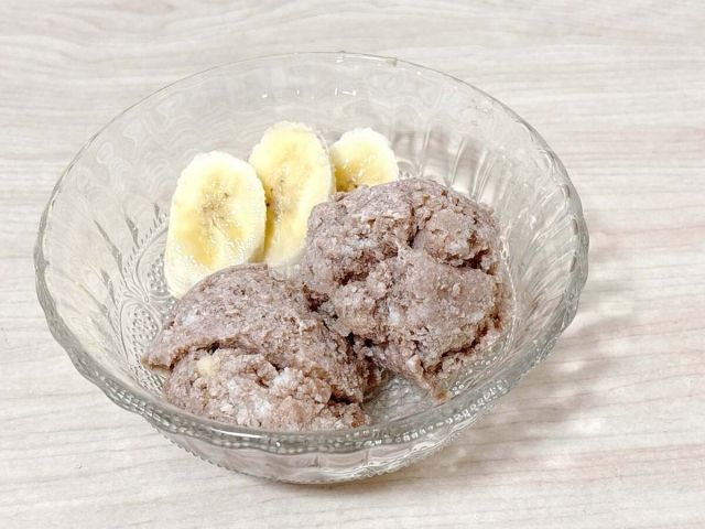 豆腐ココアバナナアイス