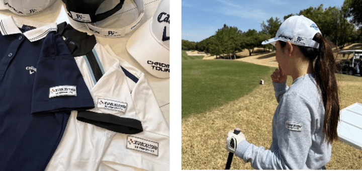 現役女子大生ゴルファー、新しい契約を締結！