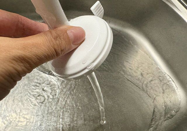 首ふりシャワー ストレートモード