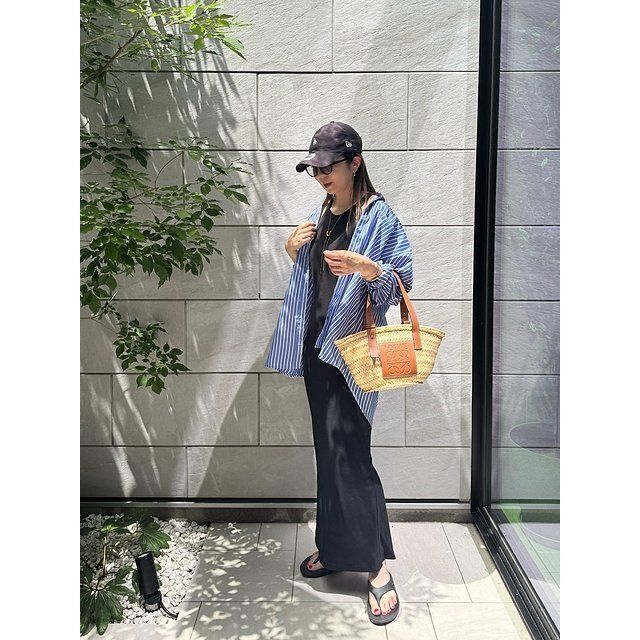 ストライプシャツコーデ4