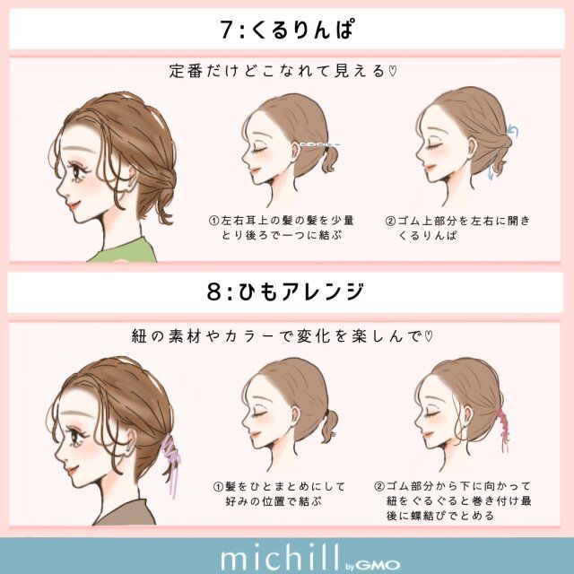 くるりんぱ ひもアレンジ