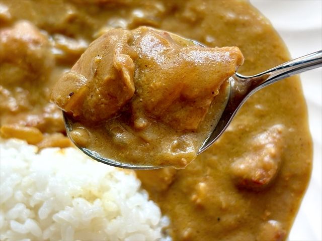 バナナとバターのチキンカレー アップ
