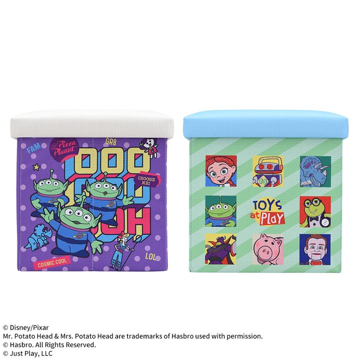 トイ・ストーリー プラチナムザッカ収納ボックスチェア サイド2