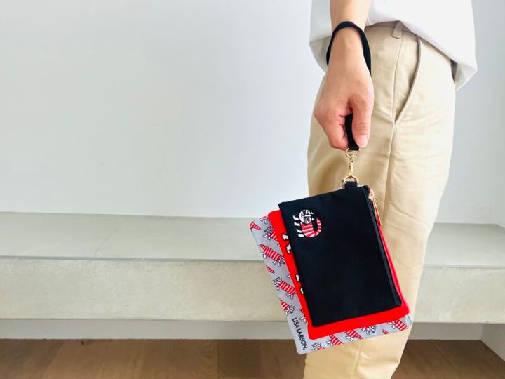 リサ・ラーソン3連ポーチGLOW９月号付録