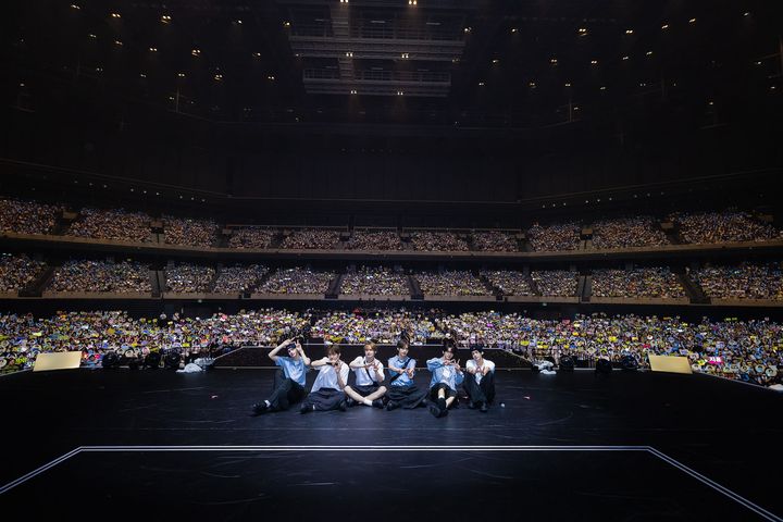 ライブでの記念撮影