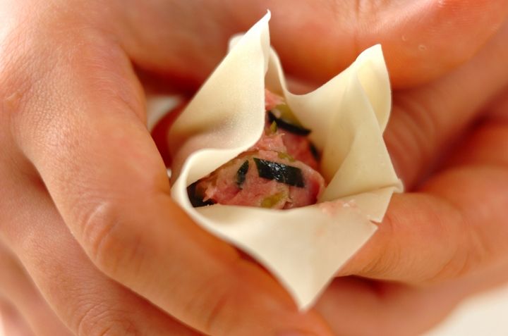 冷やしワンタンの作り方2