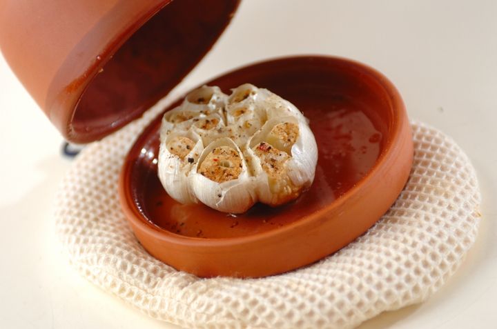 レンジでチン。でホクホク！ニンニクのまんま蒸し焼きの作り方3