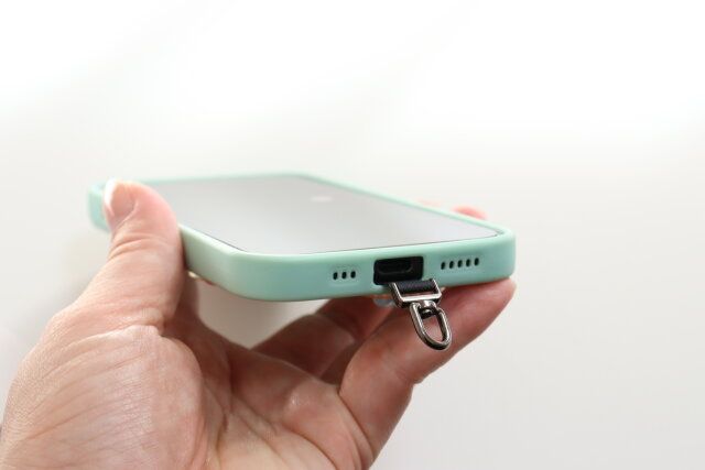 360度回転スマホストラップシート 使用例