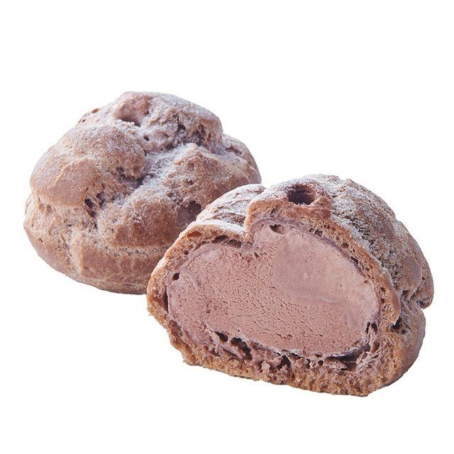 シャトレーゼのふっくらシューアイス ミルクチョコ 6個入