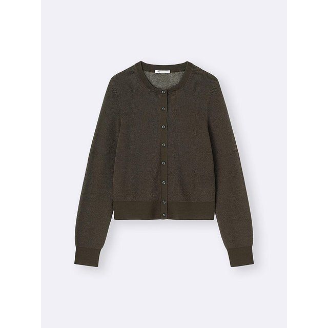 GUのシアーカーディガン