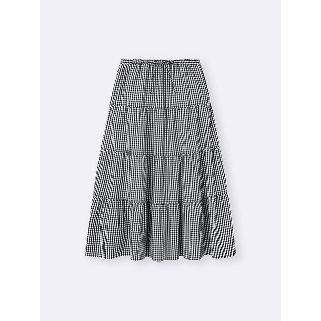 GUのティアードマキシスカート