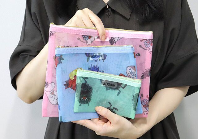 宝島社の素敵なあの人10月号付録のムーミンのメッシュポーチ1