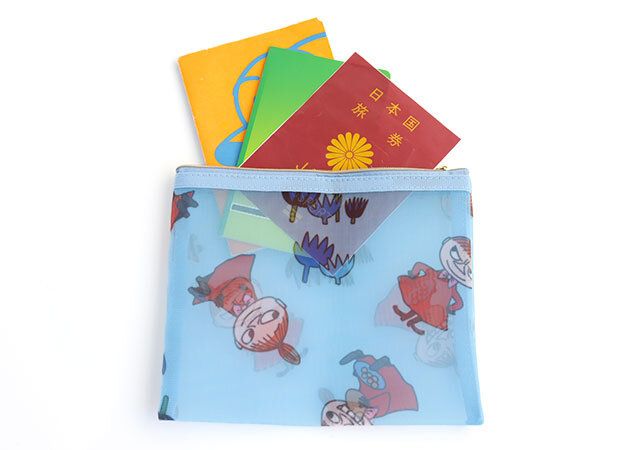 宝島社の素敵なあの人10月号付録のムーミンのメッシュポーチ5