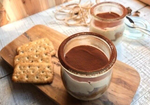 豆腐クリームのティラミス風