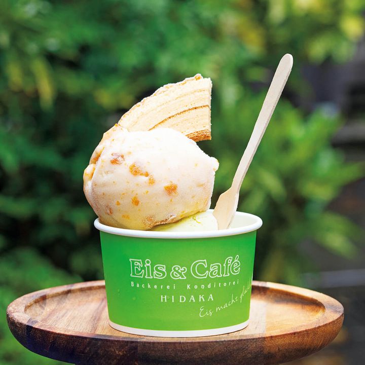 島根〈Eis&Café Bäckerei Konditorei Hidaka〉ジェラート