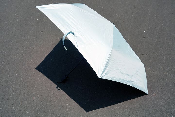 55cmサイズと大きめでユニセックスなカラー・スモーキーリーフを選択したので、お出かけや旅行の際には家族全員が違和感なく使えそうです。