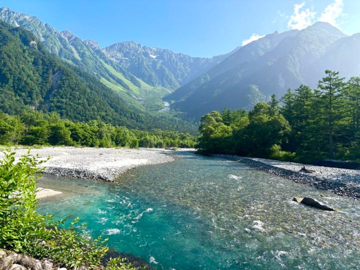 長野 上高地 梓川