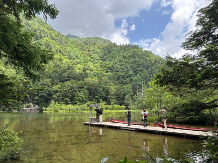 長野 上高地 明神池