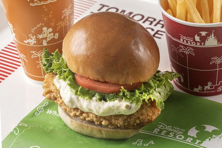 フライドチキンバーガー（タルタルソース）