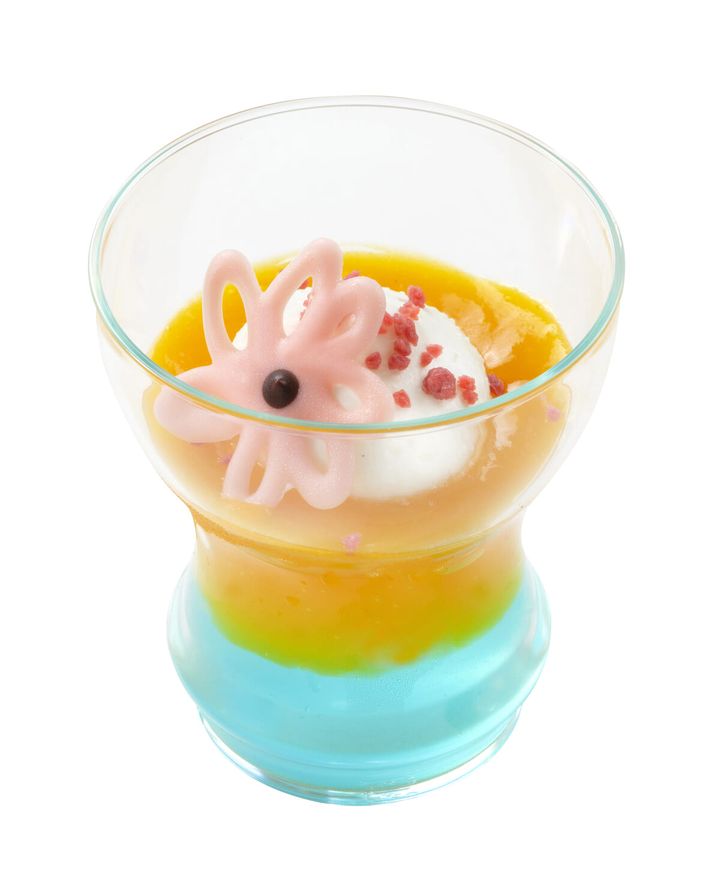 レモンソーダ＆トロピカルフルーツゼリー