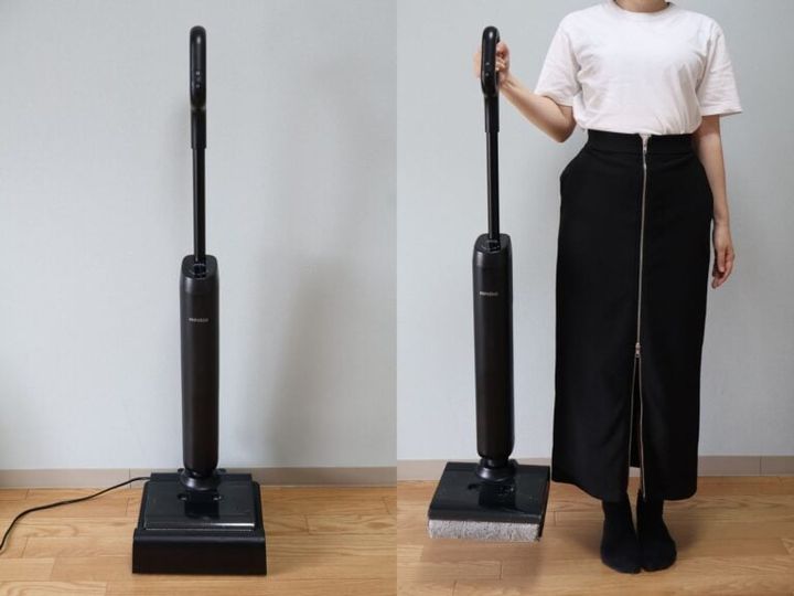 スタンドで充電中も場所を取りません