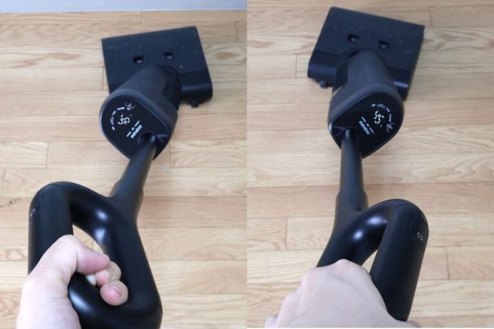 ハンドル部分が左右にもくいくいっと動く