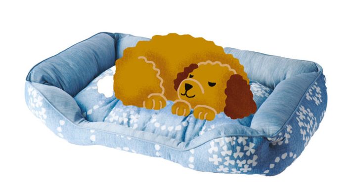 滑り止め付き 接触冷感ペットベッド Nクール シカクM￥1,490／ニトリ