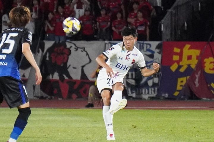 いわきFCの新加入MF山中惇希が左サイドで存在感！敗戦も「自分でゴールを取っていけるような選手になっていきたい」と意欲