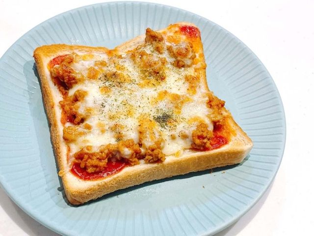 チーズバーガー風トースト