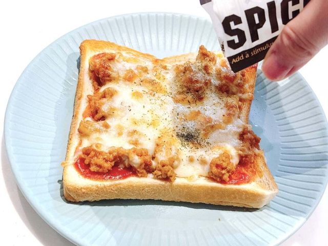 チーズバーガー風トースト