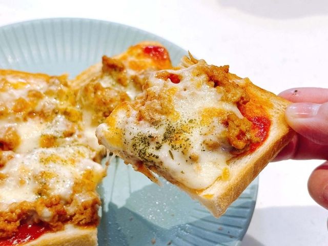 チーズバーガー風トースト