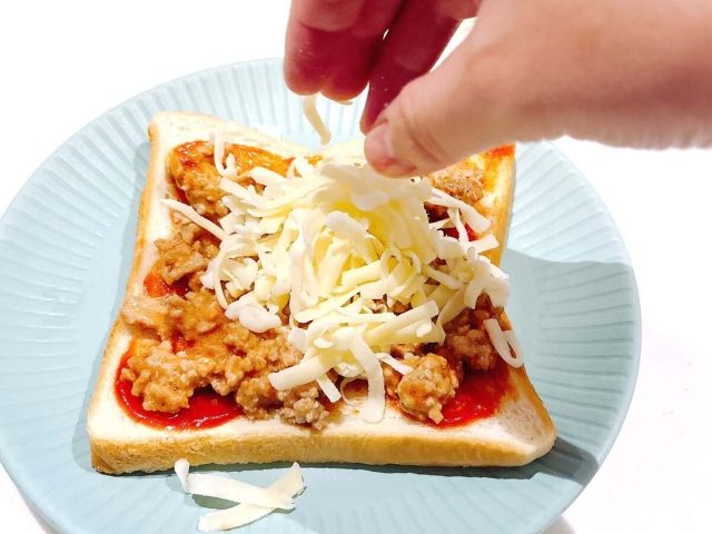 チーズバーガー風トースト