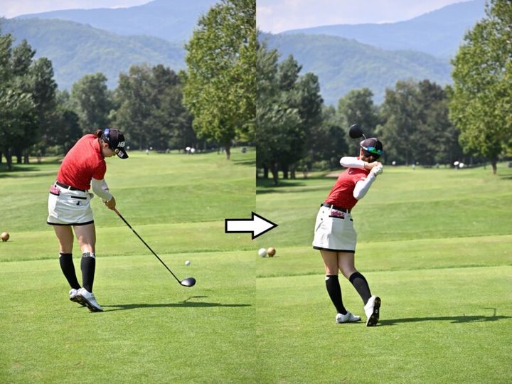 “マン振り”に耐えられるアドレスはどっち？女子プロが解説