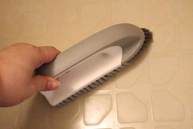 ダイソー 3WAYジョイントタイルブラシ 使用例