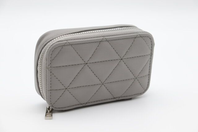 ミラー付きコンパクトポーチ