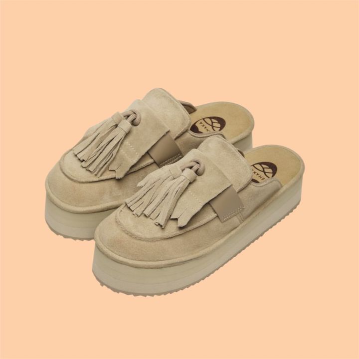 【8月中旬以降順次発売】シャカのタッセルキルト付き新ミュール！