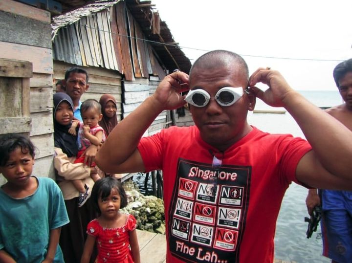 バジャウ族の人々