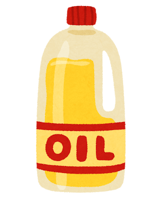 料理用油・サラダ油のイラスト