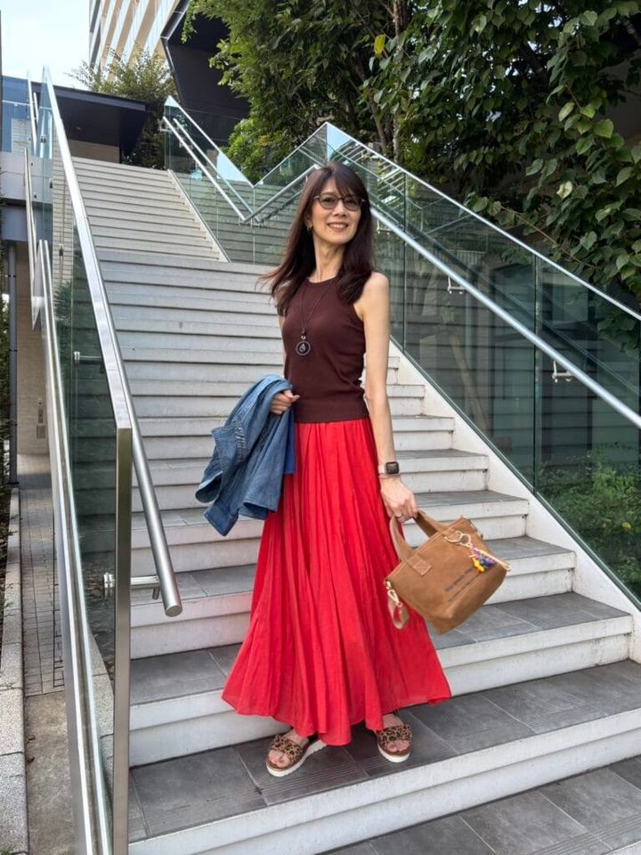 titivateのシアータックボリュームスカート