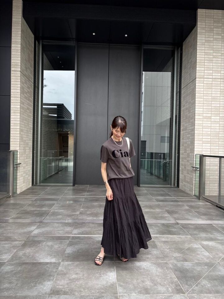 relume(JOURNAL STANDARD)のコットンボイルクリンクルティアードスカート