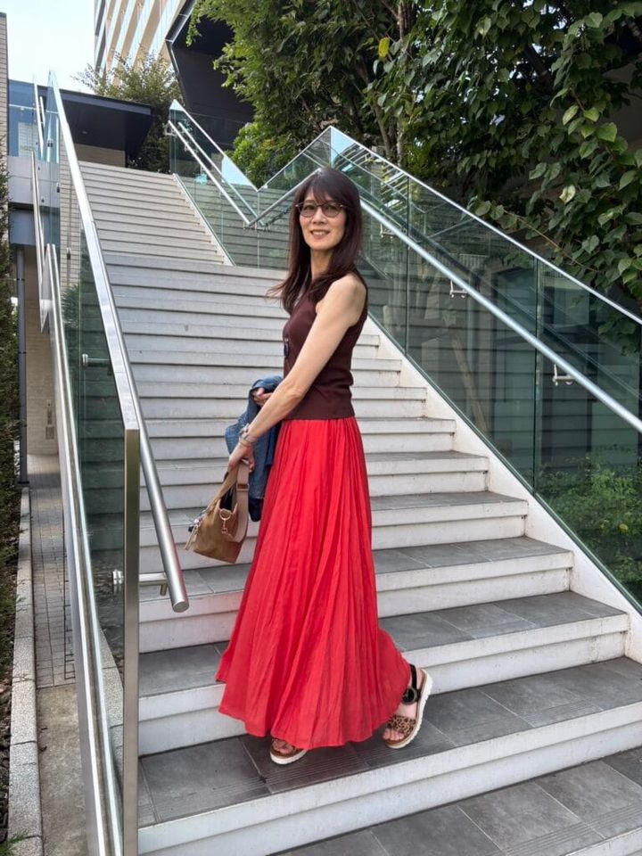 titivateのシアータックボリュームスカート