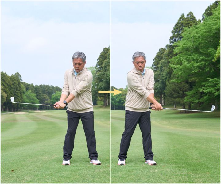 ヨコ振りのレベルブローがミスが少ない！石井良介が打ち方を解説