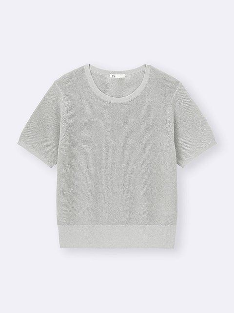 GUのシアーラメセーター