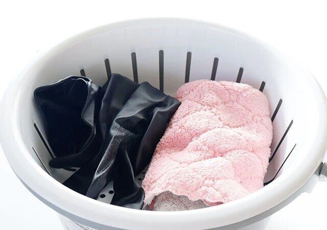 ダイソー 収納カゴ付バケツセット（6L）