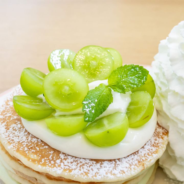 シャインマスカットのパンケーキ2