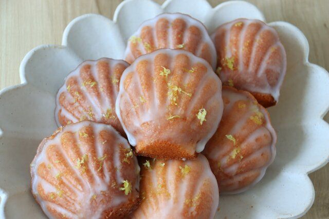 レモンマドレーヌの完成