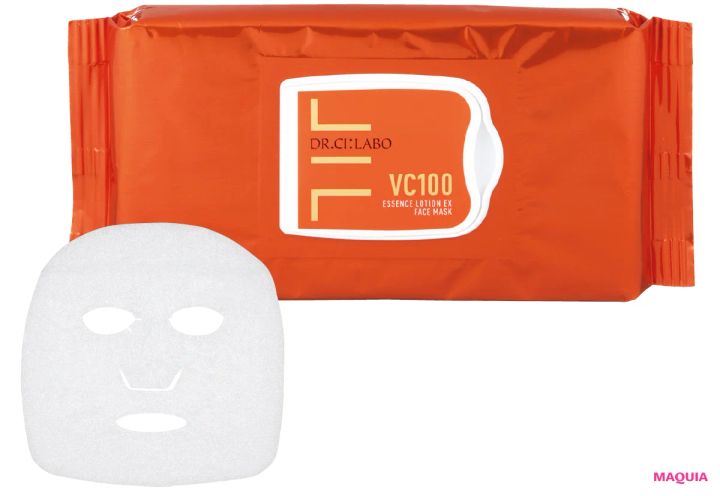 マキア 上西星来 日焼け 毛穴ケア おすすめ 化粧品 ドクターシーラボ VC100エッセンスローションEXフェイスマスク