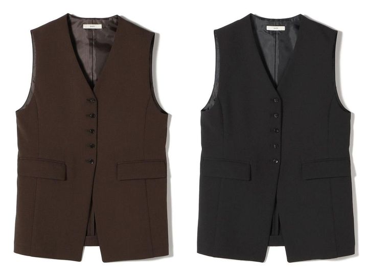 画像: 「ハイカウントダブルクロスジレ」各￥22,000 出典：シップス